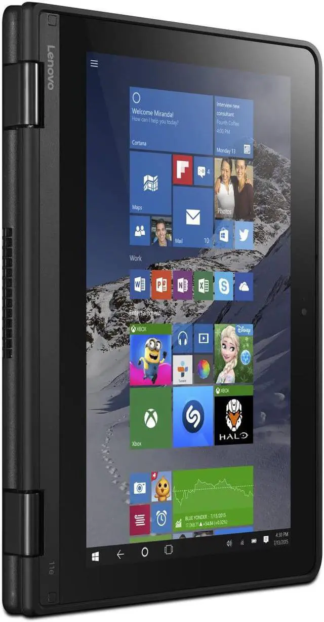 Alt view image 6 of 6 - Lenovo Thinkpad Yoga 11e Convertible: Intel N2940 Quad-Core 1.83GHz, 4GB, 128GB SSD, 11.6” Touch, Win 10 Pro