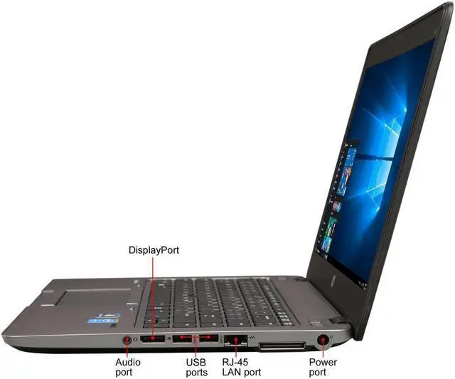 Alt view image 3 of 5 - HP EliteBook 840 G2 14" FHD Touchscreen Business Laptop: i5-5200u 2.2GHz; 16G RAM; 512G SSD; Webcam; Win10 pro