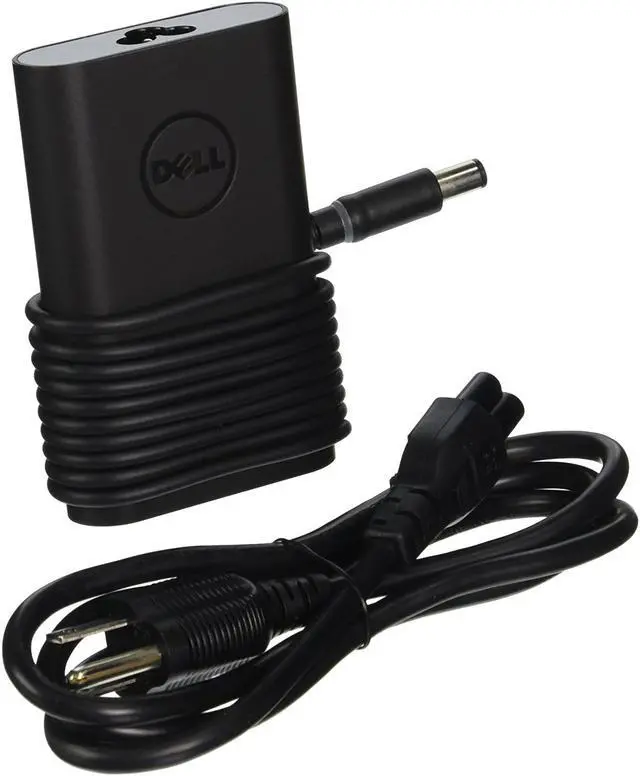 Alt view image 2 of 7 - Genuine Original Dell Slim 65W AC Adapter, 19V/3.34A, 7.4mm x 5.0mm with central pin. DP/N: 0JNKWD