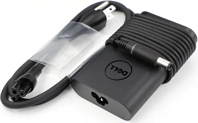 Main image of Genuine Original Dell Slim 65W AC Adapter, 19V/3.34A, 7.4mm x 5.0mm with central pin. DP/N: 0JNKWD