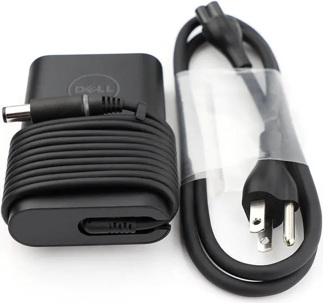 Alt view image 7 of 7 - Genuine Original Dell Slim 65W AC Adapter, 19V/3.34A, 7.4mm x 5.0mm with central pin. DP/N: 0JNKWD