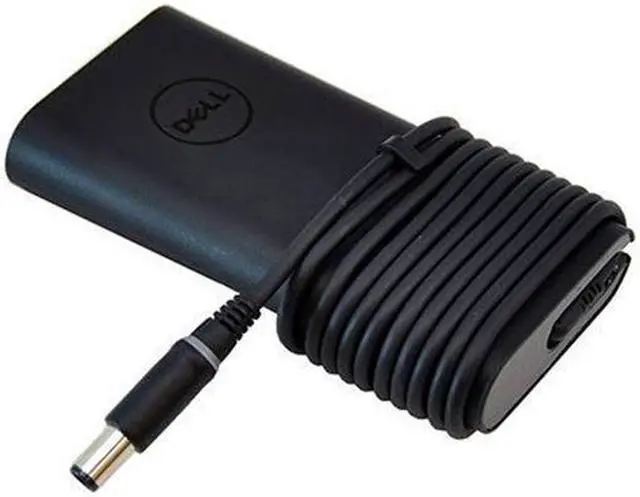 Alt view image 2 of 3 - New Genuine Slim Dell Inspiron Latitude XPS 90 Watt 19.5V - 4.62A AC Adapter With Cord. 7.5mm x 5.0mm with central pin.  0JCF3V JCF3V