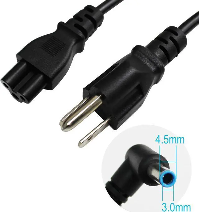 Alt view image 2 of 4 - New Genuine 19.5V 3.33A 65W AC Adapter Charger for HP 710412-001 PPP009L  4.5*3.0mm Blue Tip