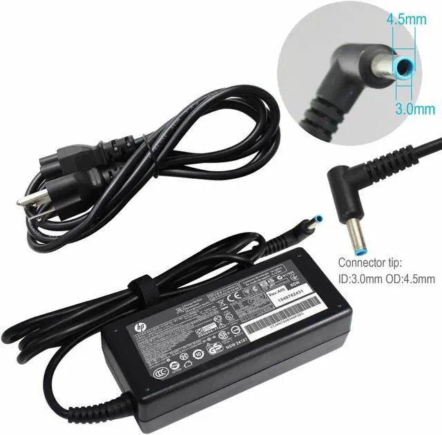 Main image of New Genuine 19.5V 3.33A 65W AC Adapter Charger for HP 710412-001 PPP009L  4.5*3.0mm Blue Tip