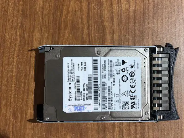 Alt view image 4 of 4 - IBM 44W2294 146GB 15K 6GBPS SAS 2.5 SFF HS - 44W2295