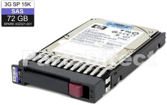 Alt view image 2 of 7 - HPE 431935-B21 72 GB Hard Drive - 2.5" Internal - SAS (3Gb/s SAS)