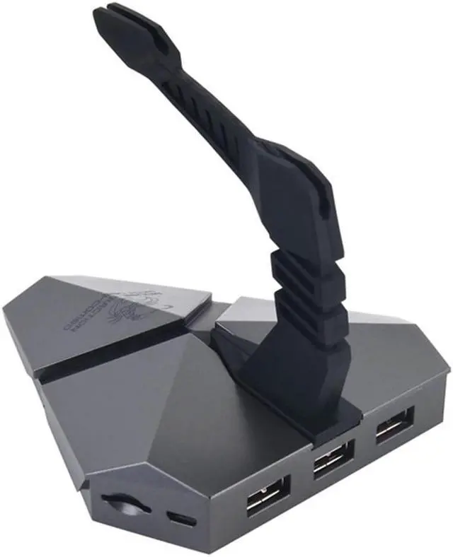 Alt view image 3 of 5 - Speed 3-Port USB HUB 2.0 3.0 Gaming HUB Mouse Bun USB Hub Splitter TF Card Reader Mouse Clamp USB-COMBO Bait