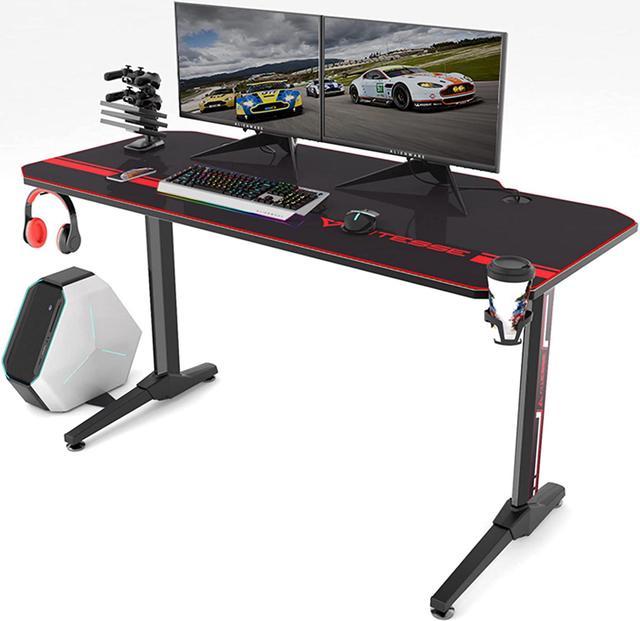 Vitesse 55 inch Gaming Desk, Ergonomic Office PC Computer Desk