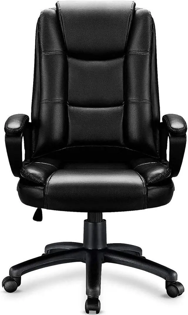 Main image of Vitesse Home Office Chair, 300LBS 8Hours Heavy Duty Design, Ergonomic High Back Cushion Lumbar Back Support, Computer Desk Chair, Big and Tall Chair, Adjustable Executive Leather Chair With Arms