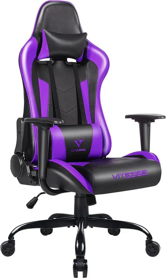 Main image of Vitesse gaming chair, 2022 Racing style gamer chair for teens,Comfortable High Back game chair,Lumbar Support and Headrest Computer Chair with Height Adjustable Swivel Office Chair