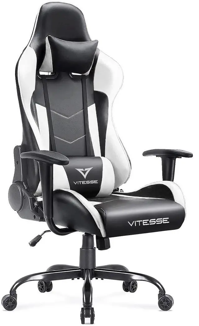 Main image of VITESSE Ergonomic Gaming Gamer Chair for Adults, 330 lbs PC Computer Chair, Racing Gaming Office Chair, Silla Gamer Height Adjustable Swivel Chair with Lumbar Support and Headrest