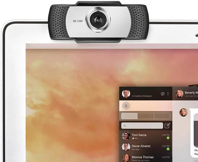 Alt view image 3 of 6 - Dogfish HD Pro Webcam, Widescreen Video Calling, and Recording, 720p Camera, Desktop or Laptop Webcam