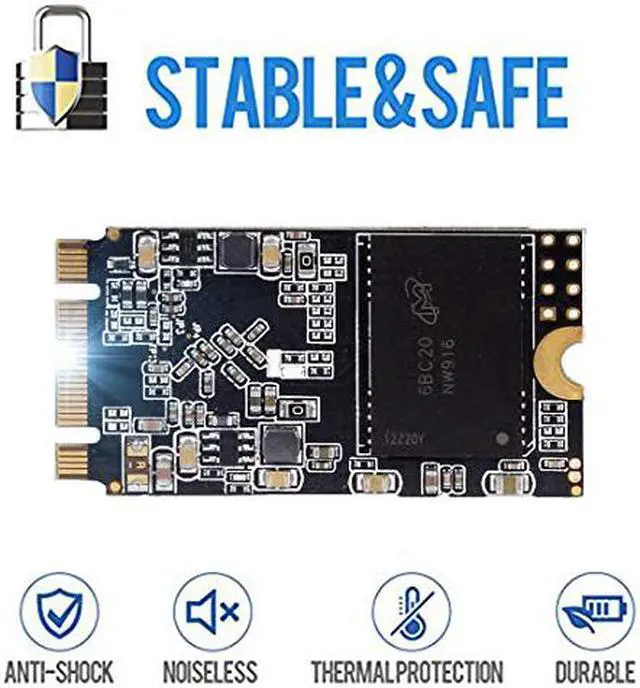 Alt view image 5 of 7 - M.2 2242 SSD 2TB Dogfish 3D NAND QLC SATA III 6 Gb/s, Internal Solid State Drive Compatible with Desktop PC Laptop (M.2 2242 2TB)