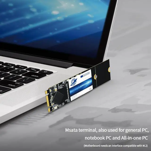 Alt view image 7 of 7 - Dogfish M.2 SSD 512GB 3D NAND TLC SATA III 6 Gb/s, M.2 (2280mm) Internal Solid State Drive - Compatible with Desktop PC Laptop - (M.2 2280 512GB)