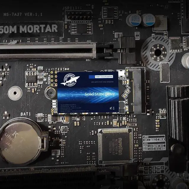 Alt view image 7 of 7 - M.2 2242 SSD 2TB Dogfish 3D NAND QLC SATA III 6 Gb/s, Internal Solid State Drive Compatible with Desktop PC Laptop (M.2 2242 2TB)