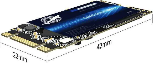 Alt view image 6 of 7 - M.2 2242 SSD 2TB Dogfish 3D NAND QLC SATA III 6 Gb/s, Internal Solid State Drive Compatible with Desktop PC Laptop (M.2 2242 2TB)