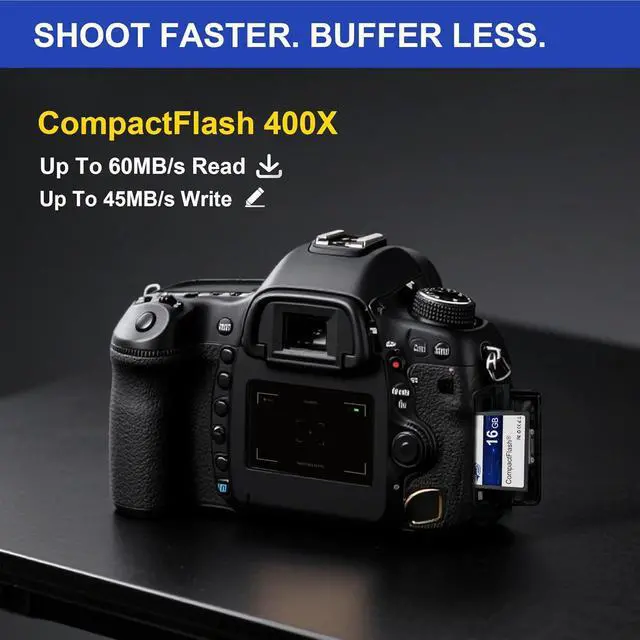 Alt view image 4 of 7 - THREE COLOUR DOGFISH Compact Flash Memory Card 16GB 133X CF Camera Cards for Professional Photographer, Videographer