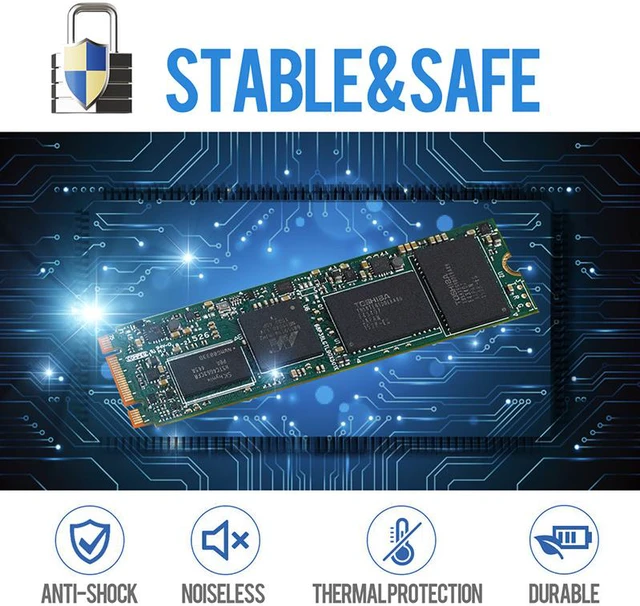 Alt view image 4 of 5 - Dogfish SSD 60GB M.2 Ngff 2280 Internal Solid State Drive MLC Laptop Hard Drive M2 (60GB)