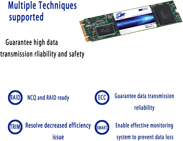Alt view image 5 of 5 - Dogfish SSD 60GB M.2 Ngff 2280 Internal Solid State Drive MLC Laptop Hard Drive M2 (60GB)