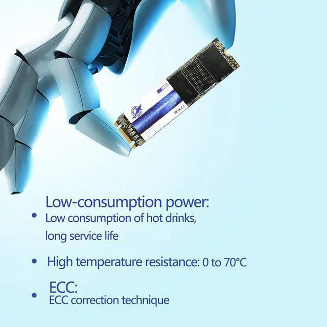 Alt view image 2 of 7 - Dogfish M.2 2280 1TB Ngff SATA III Internal Solid State Drive 80MM 3D NAND TLC SATA III 6 Gb/s Laptop Hard Drive M2 (M.2 2280 1TB)