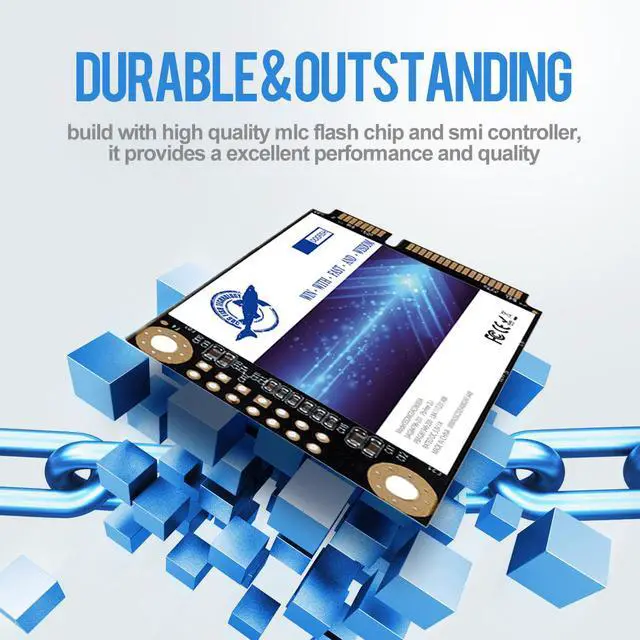 Alt view image 5 of 5 - Dogfish mSATA 128GB SATA III 3D NAND TLC 6 Gb/s Internal Solid State Drive Mini Sata SSD Disk Notebooks Tablets and Ultrabooks Compatible with Desktop PC Laptop (mSATA 128GB)