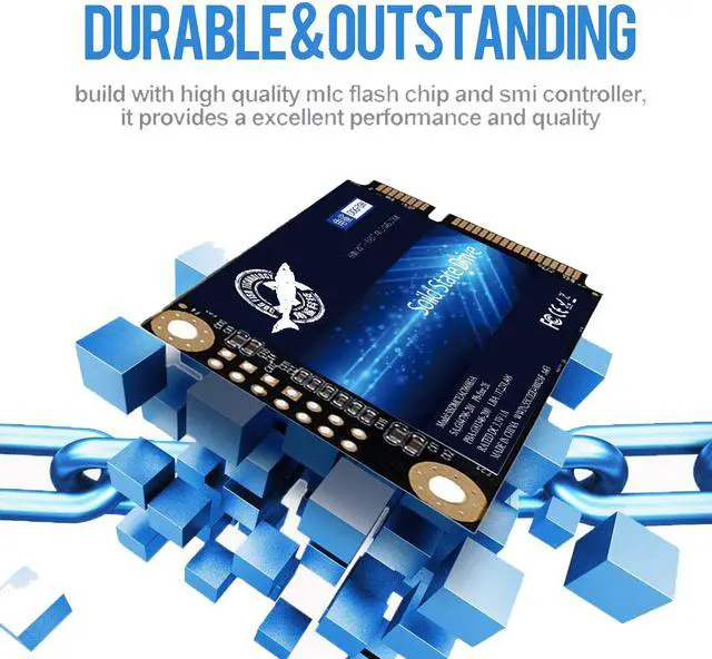 Alt view image 6 of 6 - mSATA SSD 500GB Dogfish 3D NAND TLC SATA III 6 Gb/s, mSATA (30x50.9mm) Internal Solid State Drive Compatible with Desktop PC Laptop (mSATA 500GB)