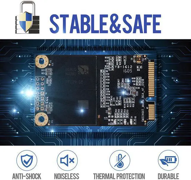 Alt view image 5 of 7 - Msata SSD 1TB Dogfish Solid State Drive Mini Sata3 SSD