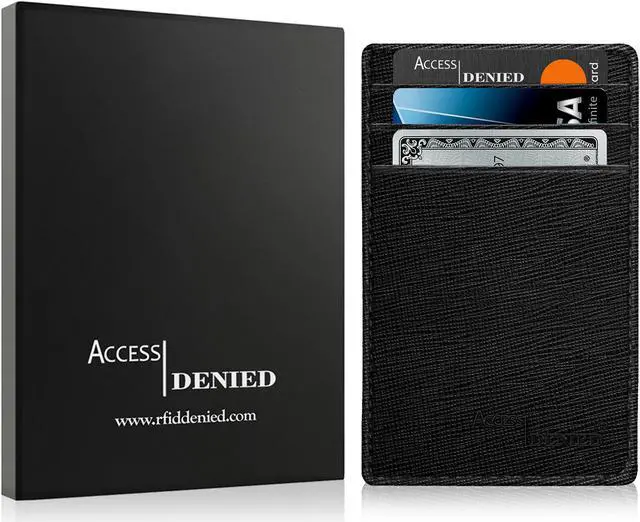 Alt view image 7 of 14 - Slim Minimalist Wallets for Men & Women - Front Pocket Wallet RFID Blocking Card Holder