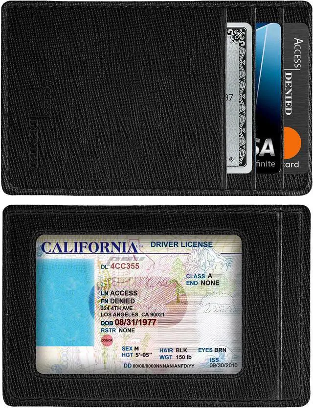 Alt view image 2 of 14 - Slim Minimalist Wallets for Men & Women - Front Pocket Wallet RFID Blocking Card Holder