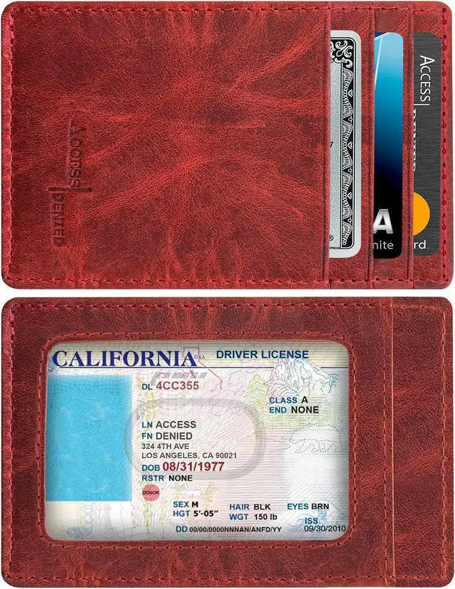 Alt view image 2 of 14 - Slim Minimalist Wallets for Men & Women - Front Pocket Wallet RFID Blocking Card Holder