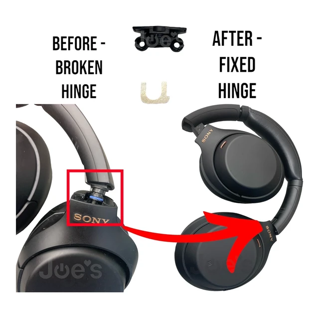 Alt view image 2 of 7 - Sony WH-1000XM4 Hinge Replacement Swivel (Left / Right) Fix Broken XM4
