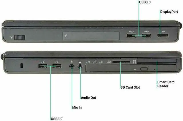 Alt view image 7 of 7 - Dell Precision M4800 Business Laptop, 15.6" FHD( 1920x1080), Intel Core i7-4800MQ, 16GB DDR3L Ram, 256GB SSD, NVIDIA Quadro K2100M, Windows 10 Pro