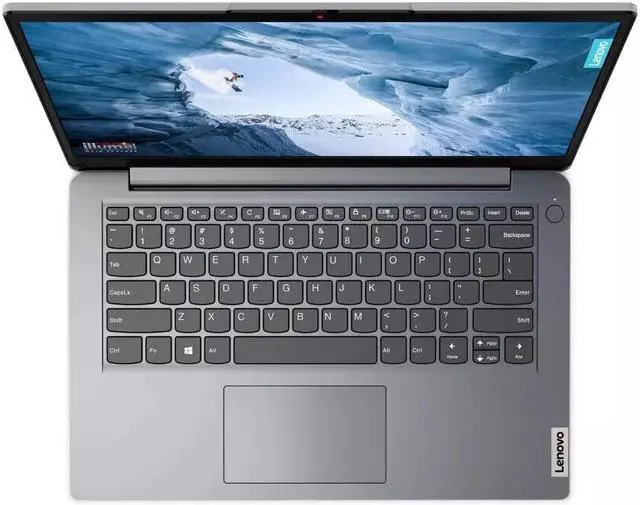 Alt view image 3 of 7 - Lenovo IdeaPad 1 Laptop, 14" FHD (1920 x 1080), Intel Core i3-1215U, 8GB Soldered RAM, 256GB SSD, Windows 11 S