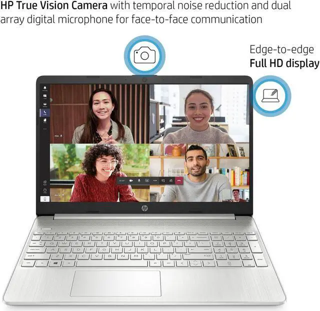 Alt view image 5 of 7 - HP 15-dy Laptop, 15.6" FHD (1920 x 1080), Non-Touch, Intel Core i5-1135G7, 16GB RAM, 512GB SSD, Windows 11
