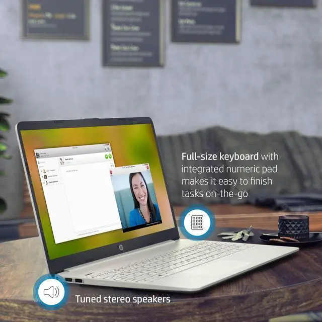 Alt view image 6 of 7 - HP 15-dy Laptop, 15.6" FHD (1920 x 1080), Non-Touch, Intel Core i5-1135G7, 16GB RAM, 512GB SSD, Windows 11