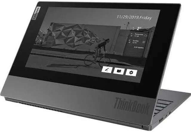 Main image of Lenovo Thinkbook Plus Laptop, Dual display: 13.3" FHD (1920x1080) Non-Touch, Intel Core i7-10510U, 16 GB RAM, 512GB SSD, Windows 10
