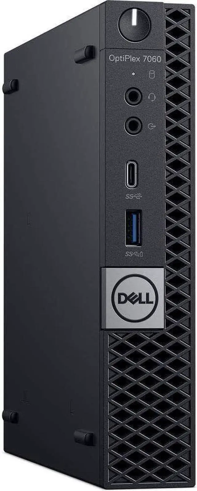 Alt view image 3 of 5 - Dell Optiplex 7060 MFF Micro Form Factor (MFF) Desktop, Intel Core i7-8700T, 32GB RAM, 1TB SSD, Windows 10 Pro