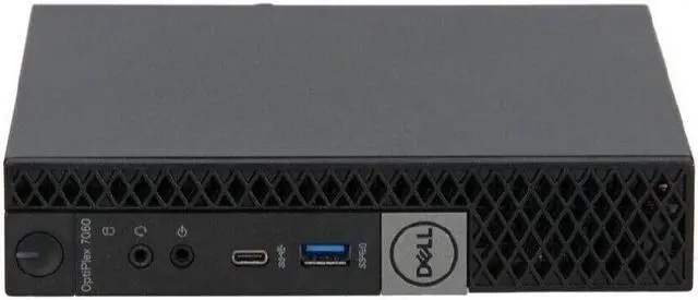 Alt view image 5 of 5 - Dell Optiplex 7060 MFF Micro Form Factor (MFF) Desktop, Intel Core i7-8700T, 32GB RAM, 1TB SSD, Windows 10 Pro