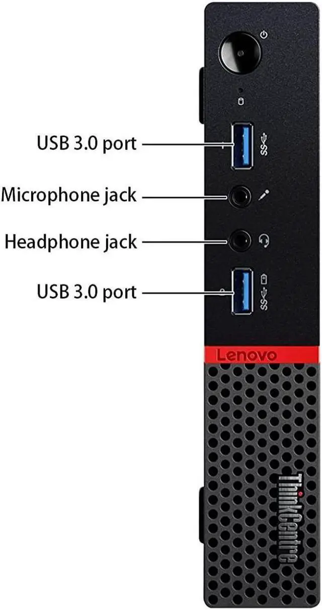 Alt view image 4 of 7 - Lenovo Thinkcentre M700 Tiny Form Factor (MFF) Desktop, Intel 6th Gen Core i5-6500T, 32GB RAM, 1TB SSD, Windows 10 Pro