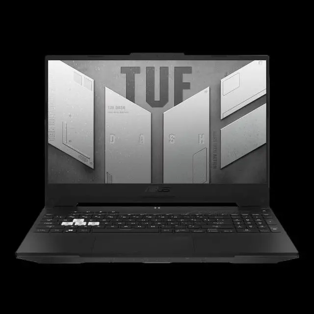 Main image of ASUS TUF Dash F15 Laptop, 15.6" FHD (1920 x 1080) Non-Touch, 12th Gen Intel Core i7-12650H, 16GB Ram, 512GB 3.0 SSD, nVidia GeForce RTX 3070, Windows 11