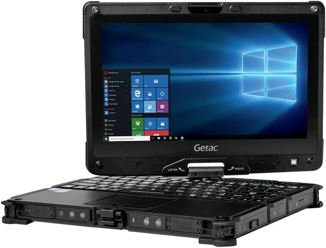 Alt view image 4 of 6 - Getac V110 G4 RUGGED Business Laptop, 11.6" HD (1366x768) Touchscreen, 7th Gen Intel Core i5-7200U, 8GB RAM, 256GB SSD, Windows 10 Pro