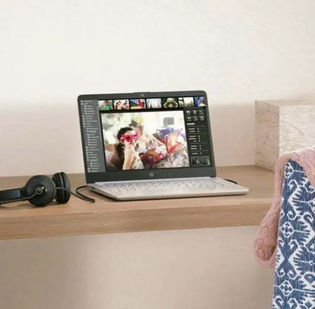 Alt view image 7 of 7 - HP 14 Laptop, 14" HD (1366 x 768), Non-Touch, Intel Core i3-1115, 4 GB RAM, 128 GB SSD, Windows 11 S
