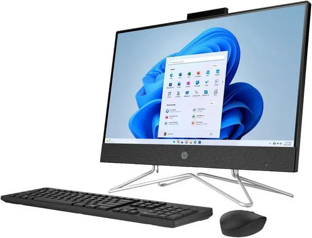 Main image of HP 22-dd0153w All-In-One Desktop, 21.5" FHD (1920 x 1080) Non-Touch, Intel Pentium Silver J5040, 16GB RAM, 512GB SSD, Windows 11 S