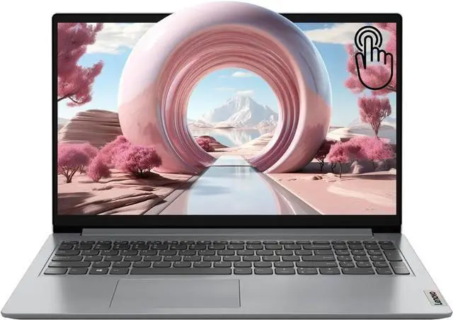 Alt view image 2 of 7 - Lenovo IdeaPad 1 Laptop, 15.6" FHD (1920 x 1080) Touchscreen, Intel Core i3-1215U, 24GB RAM, 1TB SSD, Windows 11 S