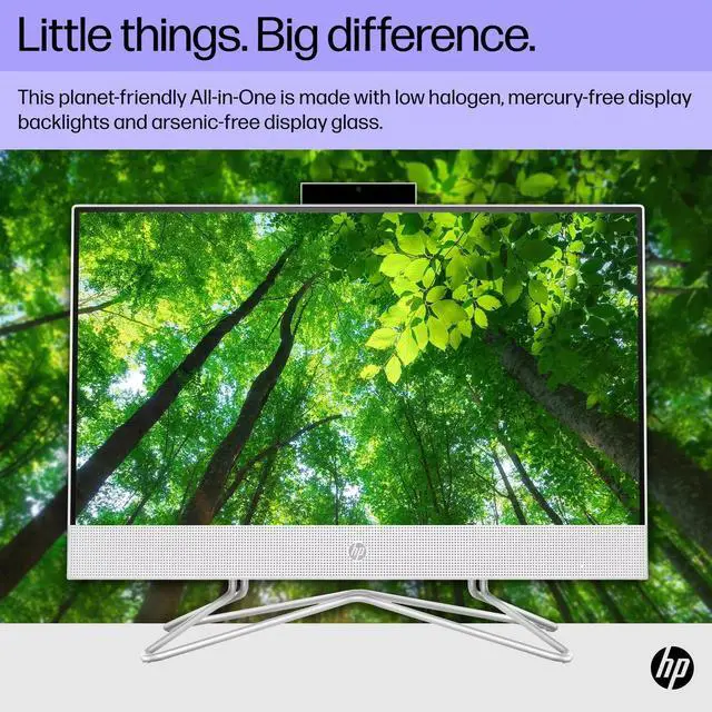Alt view image 7 of 7 - HP 22-dd All-In-One Desktop, 21.5" FHD (1920 x 1080) Non-Touch, Intel Pentium Silver J5040, 16GB RAM, 512GB SSD, Windows 11 S