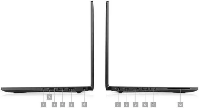 Alt view image 3 of 9 - Dell Latitude 7490 Laptop, 14" FHD (1920x1080) Non-Touch, Intel Core i5-8350U, 8GB RAM, 256GB SSD, Windows 10 Pro
