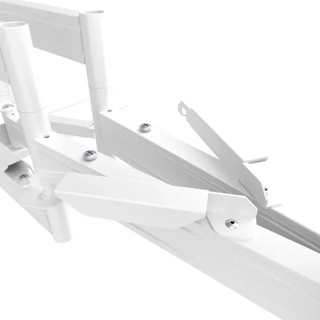 Alt view image 10 of 15 - Kanto PDX650 Articulating Full Motion TV Mount for 37" - 75" TV (White)