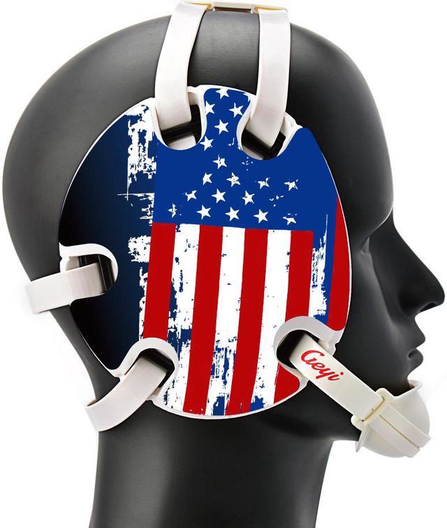 Wrestling headgear with USA and Eagles Flag delcas – geyisport