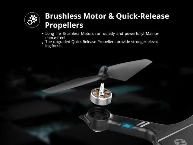 Alt view image 7 of 7 - Holy Stone HS700D GPS Drone with 2K FHD Camera, 5G WIFI Transmission, Custom Flight Mode, Black