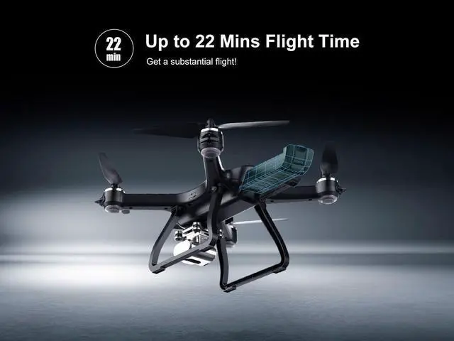 Alt view image 6 of 7 - Holy Stone HS700D GPS Drone with 2K FHD Camera, 5G WIFI Transmission, Custom Flight Mode, Black